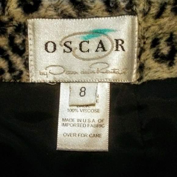 NWOT Oscar De La Renta| Animal Print Skirt - Picture 5 of 10